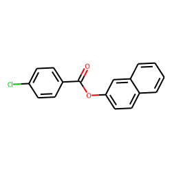 4-Chlorobenzoic acid, 2-naphthyl ester