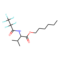 l-Valine, n-pentafluoropropionyl-, hexyl ester