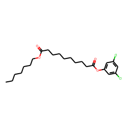 Sebacic acid, 3,5-dichlorophenyl heptyl ester