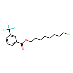 3-Trifluoromethylbenzoic acid, 8-chlorooctyl ester