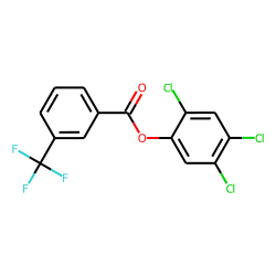 3-Trifluoromethylbenzoic acid, 2,4,5-trichlorophenyl ester