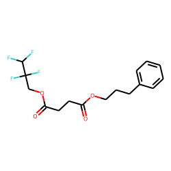 Succinic acid, 2,2,3,3-tetrafluoropropyl 3-phenylpropyl ester