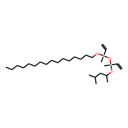 Silane, methylvinyl(4-methylpent-2-yloxy)(methylvinylhexadecyloxysilyloxy)-