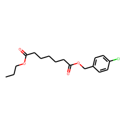 Pimelic acid, 4-chlorobenzyl propyl ester