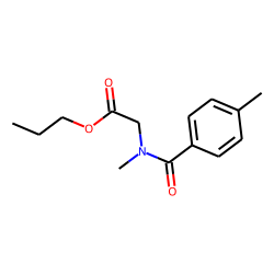 Sarcosine, N-(4-methylbenzoyl)-, propyl ester