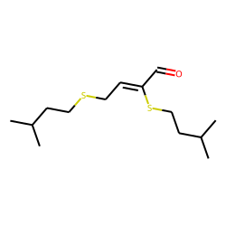 2,4-Bis(isopentylthio)but-2-enal
