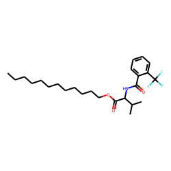 L-Valine, N-(2-trifluoromethylbenzoyl)-, dodecyl ester
