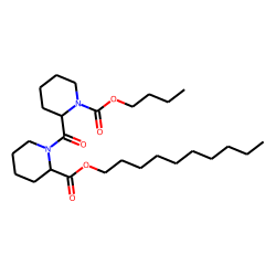 Pipecolylpipecolic acid, N-butoxycarbonyl-, decyl ester