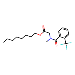 Sarcosine, N-(2-trifluoromethylbenzoyl)-, octyl ester