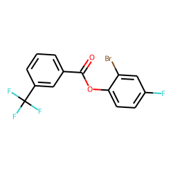 3-Trifluoromethylbenzoic acid, 2-bromo-4-fluorophenyl ester