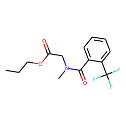 Sarcosine, N-(2-trifluoromethylbenzoyl)-, propyl ester