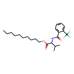 L-Valine, N-(2-trifluoromethylbenzoyl)-, decyl ester
