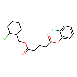 Glutaric acid, (2-chlorocyclohexyl)methyl 2-fluorophenyl ester