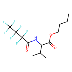 L-Valine, N-heptafluorobutyryl-, n-butyl ester