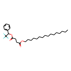 Succinic acid, hexadecyl 1-phenyl-2,2,2-trifluoroethyl ester