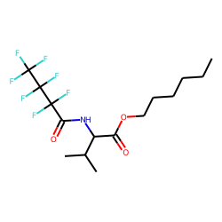 l-Valine, n-heptafluorobutyryl-, hexyl ester