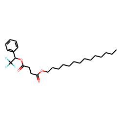 Succinic acid, 1-phenyl-2,2,2-trifluoroethyl tetradecyl ester