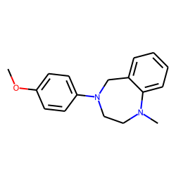 3H-1,4-benzodiazepine, 1,2,4,5-tetrahydro- 4-(p-methoxyphenyl)-1-methyl-