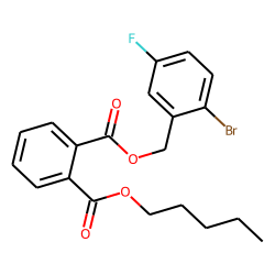 Phthalic acid, 2-bromo-5-fluorobenzyl pentyl ester