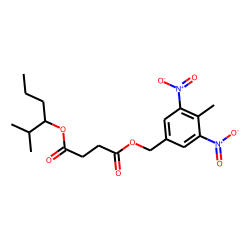 Succinic acid, 3,5-dinitro-4-methylbenzyl 2-methylhex-3-yl ester