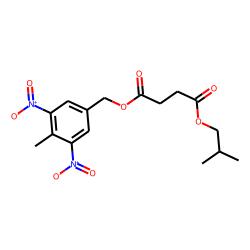 Succinic acid, 3,5-dinitro-4-methylbenzyl isobutyl ester
