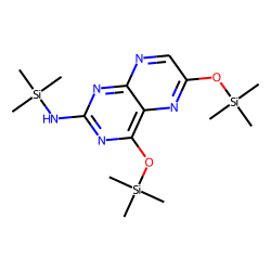 4,6-Pteridinediol, 2-trimethylsilamino-, O,O-bis(trimethylsilyl)-, ether