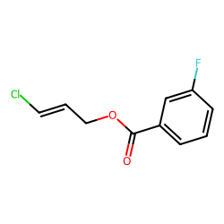 3-fluorobenzoic acid, 3-chloroprop-2-enyl ester