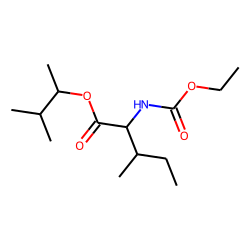 D-Isoleucine, N(O,S)-ethoxycarbonyl, (S)-(+)-3-methyl-2-butyl ester