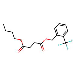 Succinic acid, butyl 2-(trifluoromethyl)benzyl ester