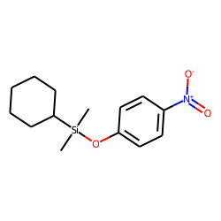 1-Cyclohexyldimethylsilyloxy-1-nitrobenzene