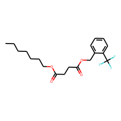 Succinic acid, heptyl 2-(trifluoromethyl)benzyl ester