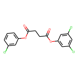 Succinic acid, 3-chlorophenyl 3,5-dichlorophenyl ester
