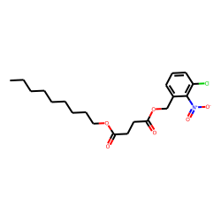 Succinic acid, 3-chloro-2-nitrobenzyl nonyl ester