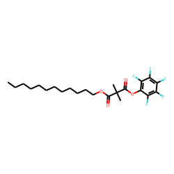 Dimethylmalonic acid, dodecyl pentafluorophenyl ester