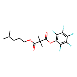 Dimethylmalonic acid, isohexyl pentafluorophenyl ester