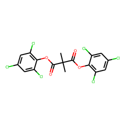 Dimethylmalonic acid, di(2,4,6-trichlorophenyl) ester