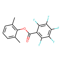 2,6-Dimethylphenol, pentafluorobenzoyl ester