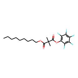 Dimethylmalonic acid, nonyl pentafluorophenyl ester