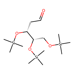 .beta.-2-Deoxy-D-ribose, TMS