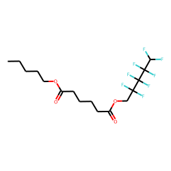 Adipic acid, 2,2,3,3,4,4,5,5-octafluoropentyl pentyl ester