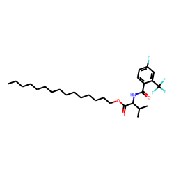 L-Valine, N-(4-fluoro-2-trifluoromethylbenzoyl)-, pentadecyl ester