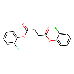 Succinic acid, 2-fluorophenyl 2-chlorophenyl ester