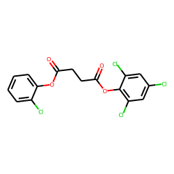 Succinic acid, 2,4,6-trichlorophenyl 2-chlorophenyl ester