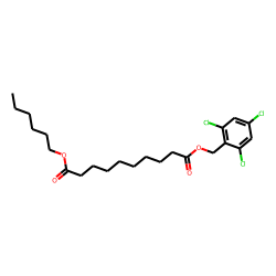 Sebacic acid, hexyl 2,4,6-trichlorobenzyl ester