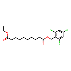 Sebacic acid, ethyl 2,4,6-trichlorobenzyl ester