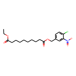 Sebacic acid, ethyl 3-nitro-4-chlorobenzyl ester