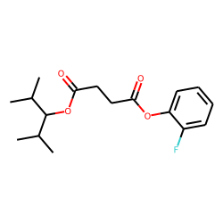 Succinic acid, 2-fluorophenyl 2,4-dimethylpent-3-yl ester