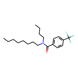 Benzamide, 4-(trifluoromethyl)-N-butyl-N-octyl-