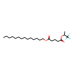 Glutaric acid, 1,1,1-trifluoroprop-2-yl tetradecyl ester