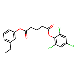Glutaric acid, 2,4,6-trichlorophenyl 3-ethylphenyl ester